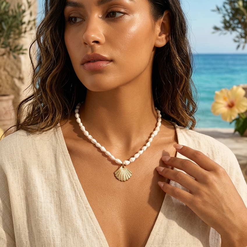 Cristeen Beaded Choker Necklace KARO