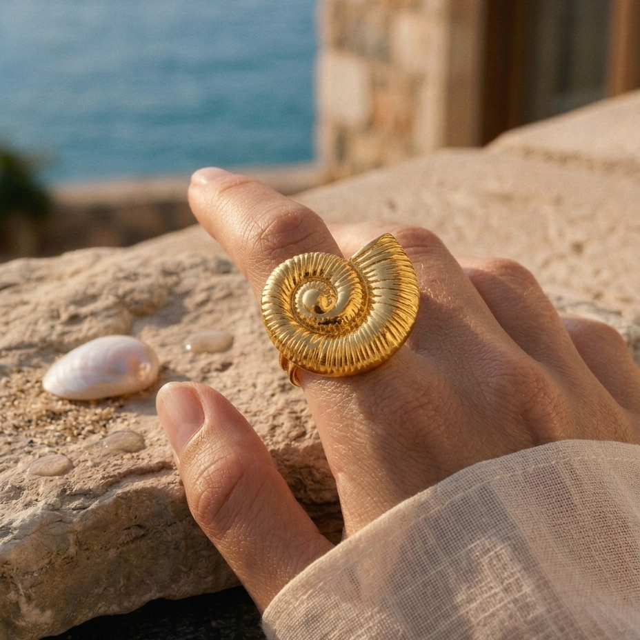 Serena Shell Ring KARO