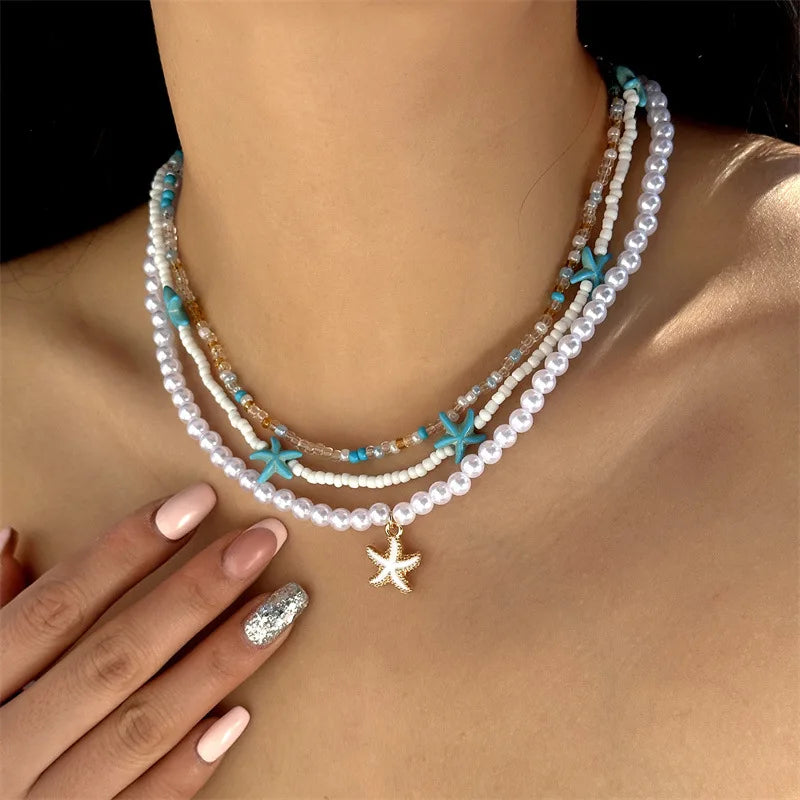 Marina Shell Choker Necklace KARO