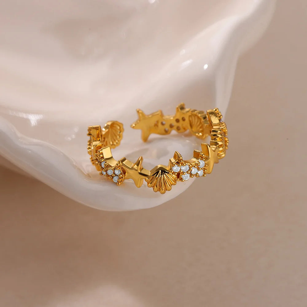 Aurelia Shell Ring KARO