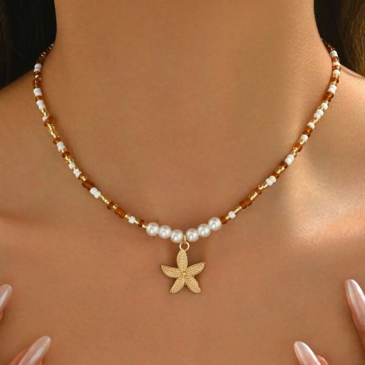 Nisma Beaded Choker Necklace KARO