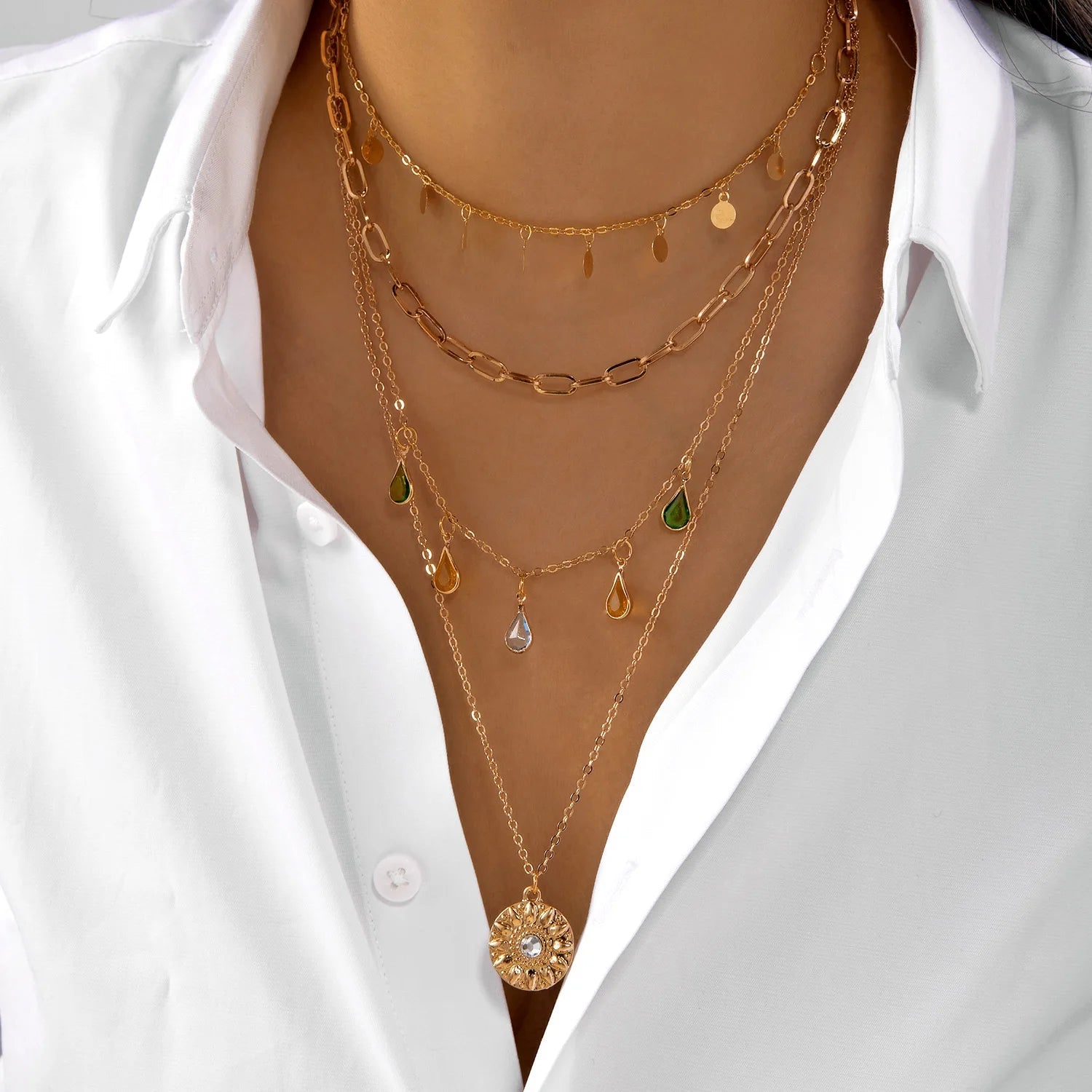 Coralia Layered Necklace KARO