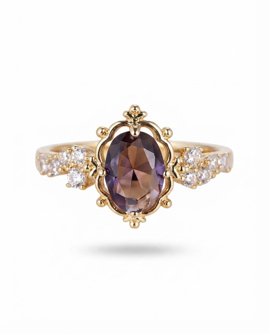 Amethyst Bloom Ring KARO