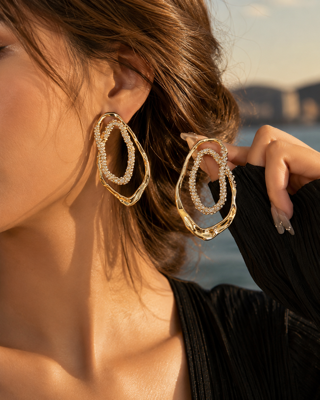 Aurora Crystal Earrings KARO