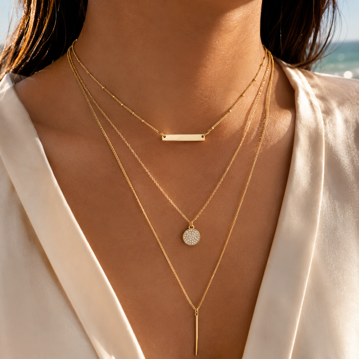 Solea Layered Necklace Set KARO