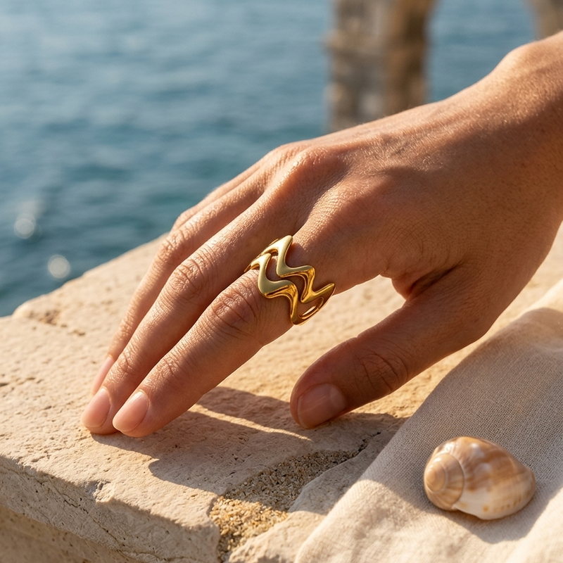 Orelia Shell Ring