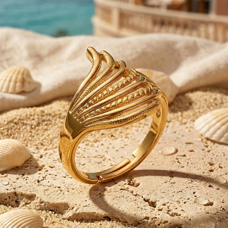 Solara Shell Ring