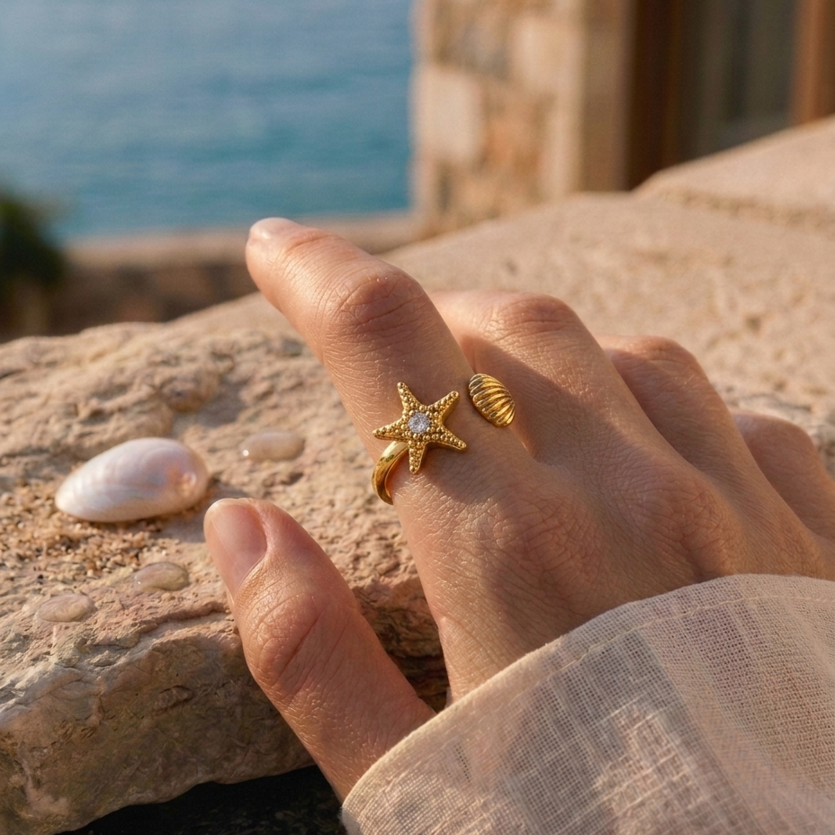 Azura Shell Ring KARO