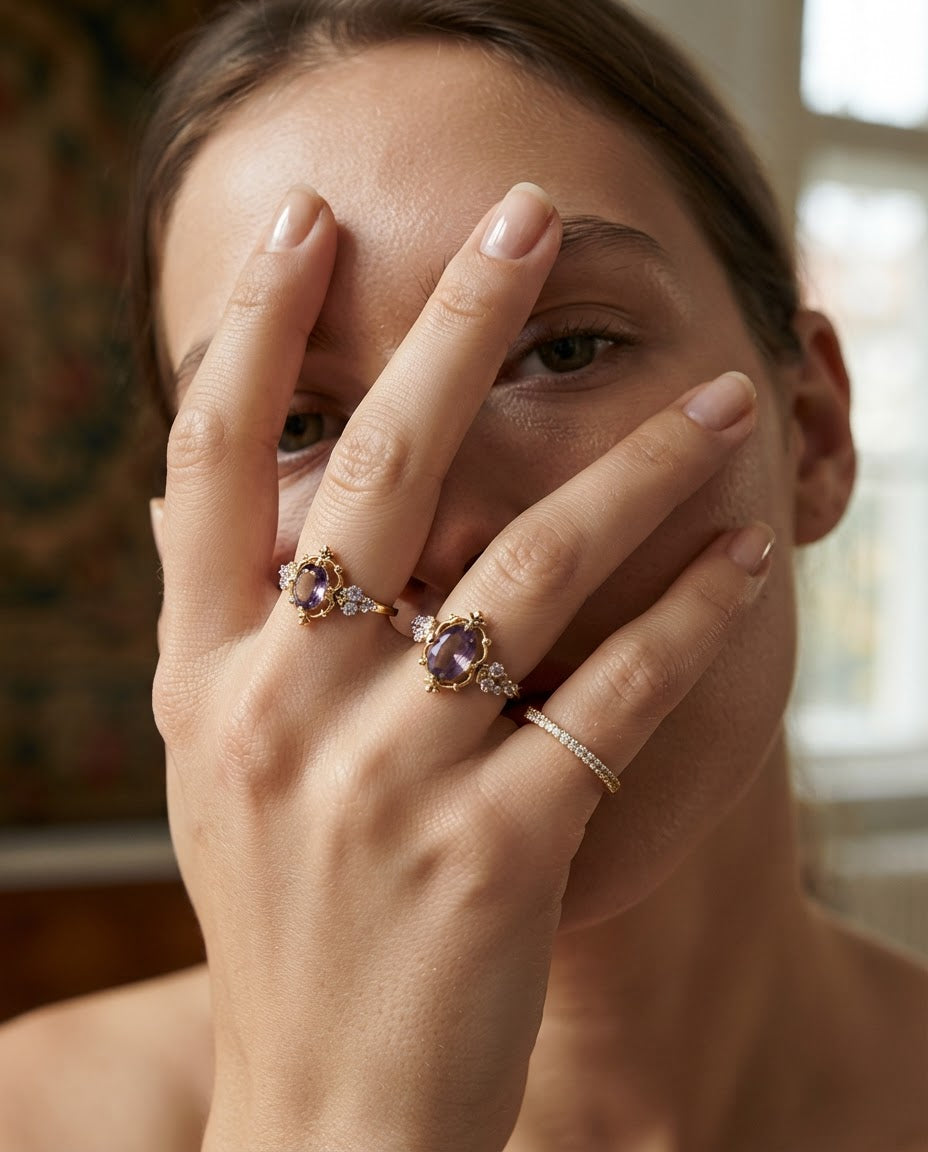 Amethyst Bloom Ring KARO