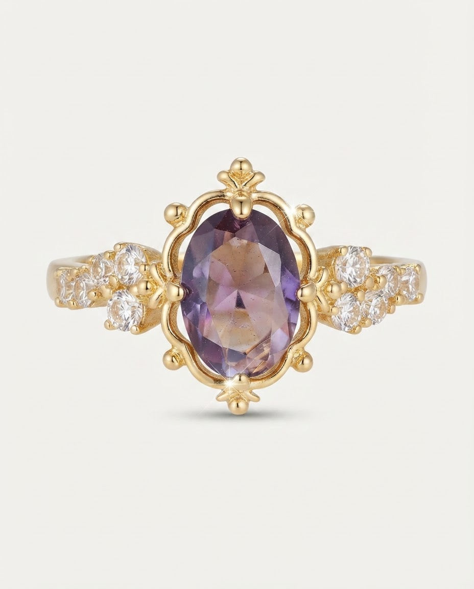 Amethyst Bloom Ring KARO