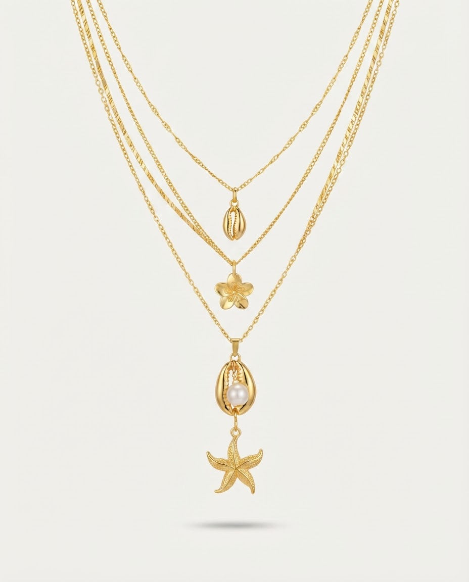 Flowera Necklace Set KARO
