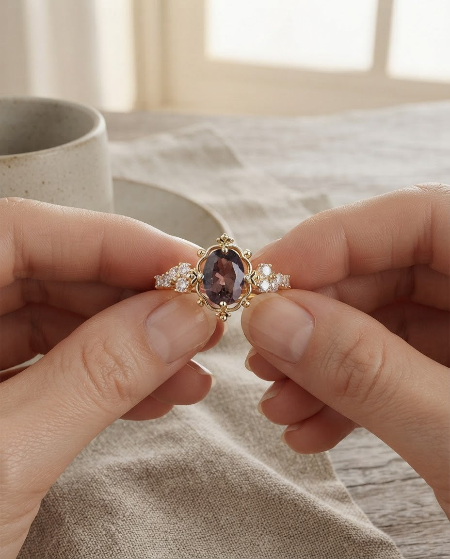 Amethyst Bloom Ring KARO